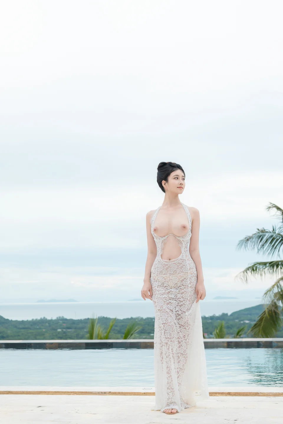 年年 - 白色连衣裙 [73P-314MB] tg@simisebaisi 【丝足阁】055.webp